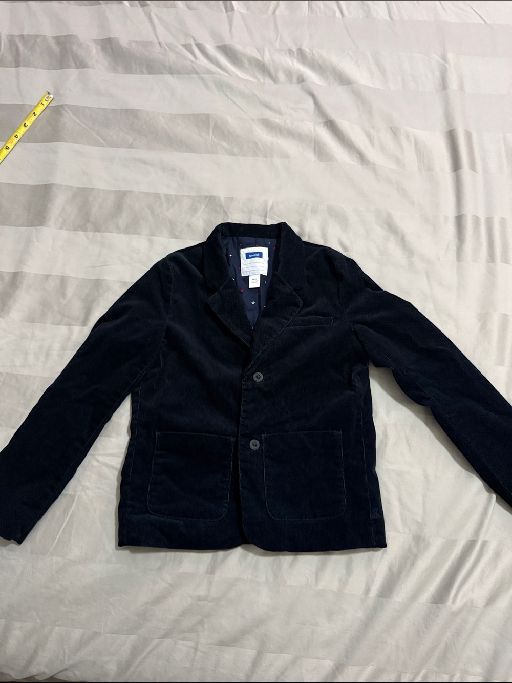 Okaidi Kids Navy Corduroy Blazer Jacket